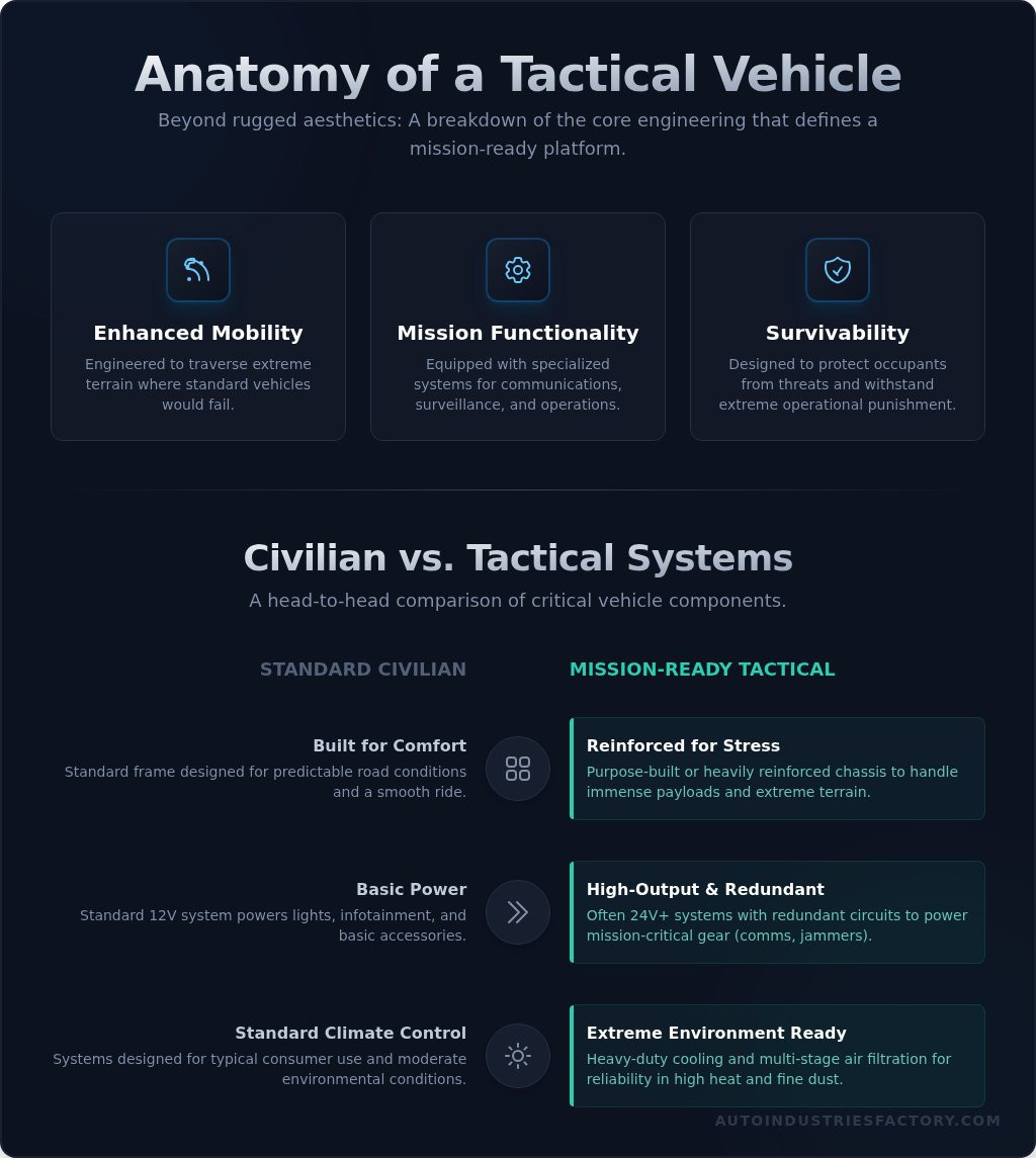 Tactical vehicles