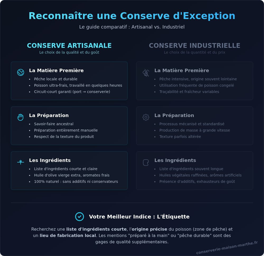 Conserves de la mer