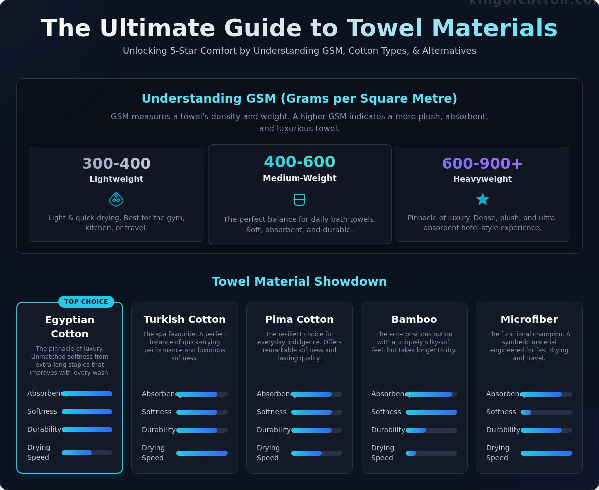 Towel cloth material