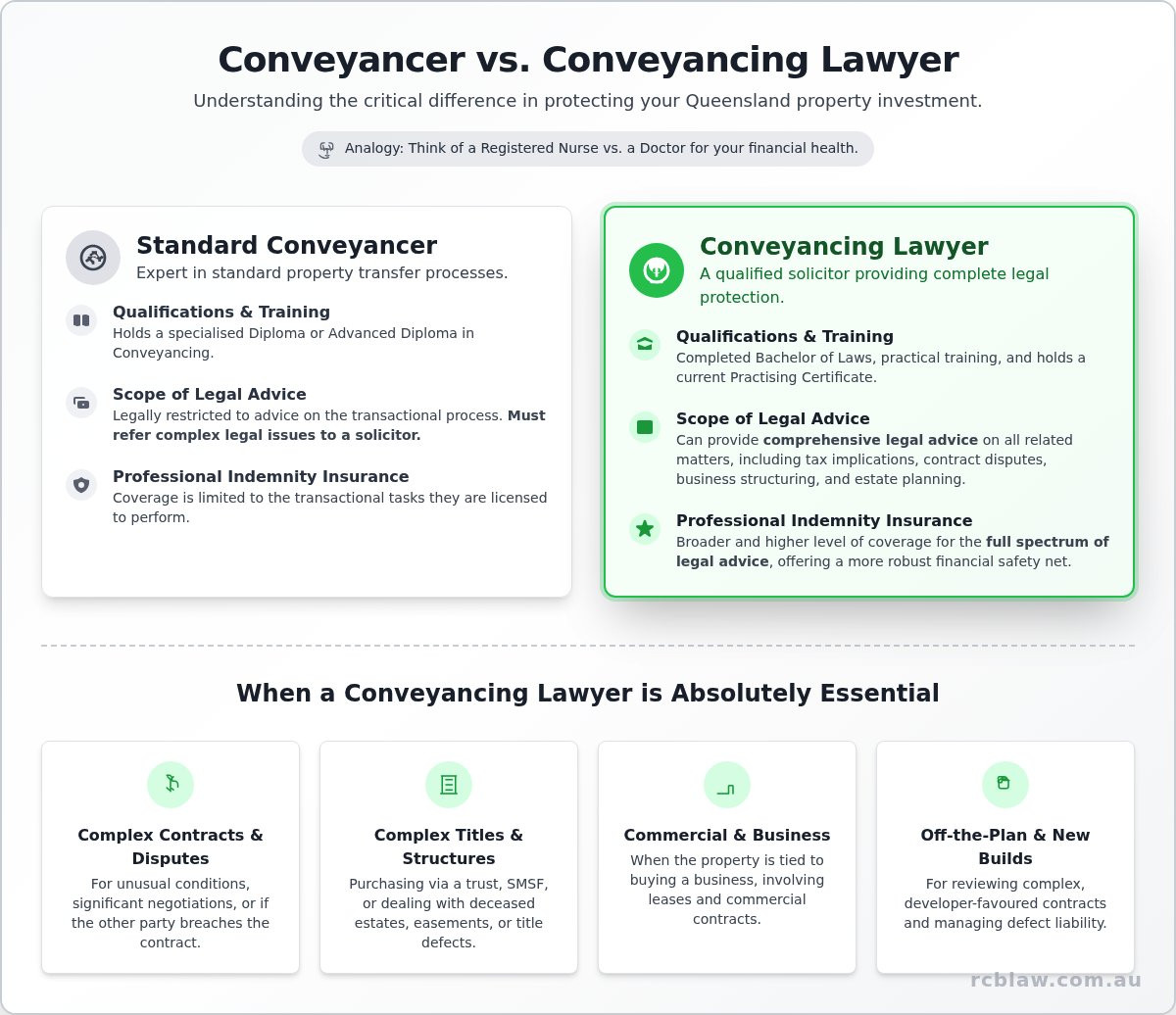 Conveyancing lawyer