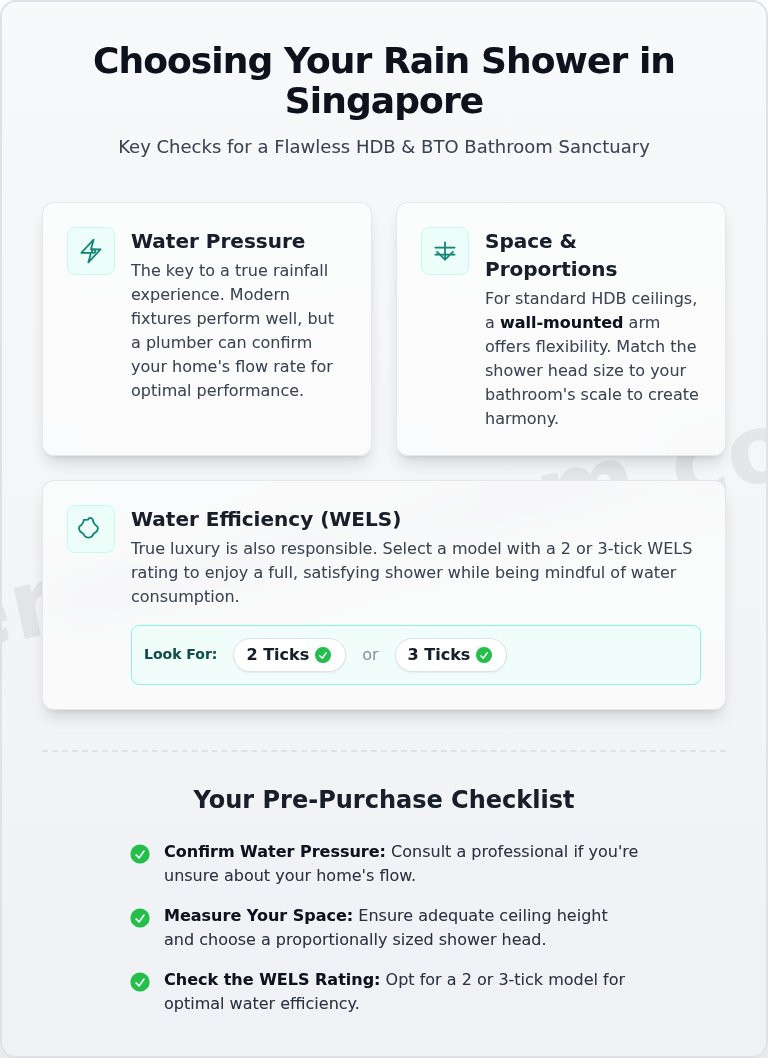 Rain shower set
