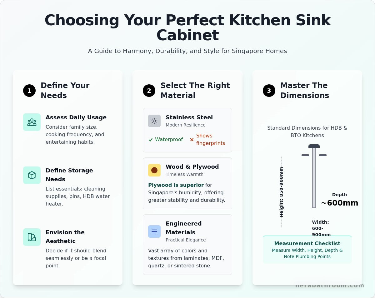 Kitchen sink cabinet