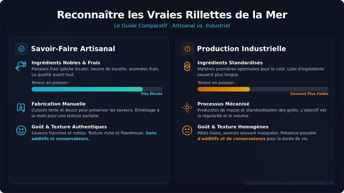 Rillettes de la mer artisanales