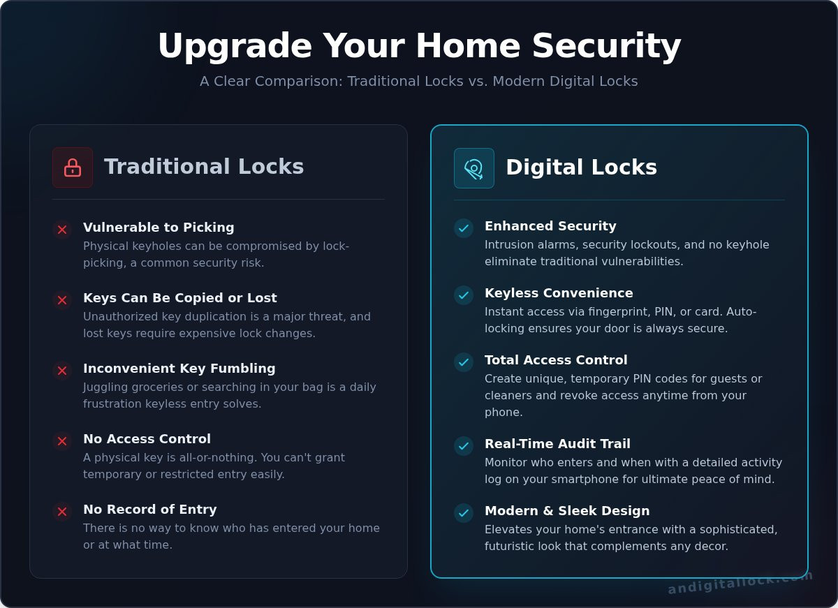 Digital door lock