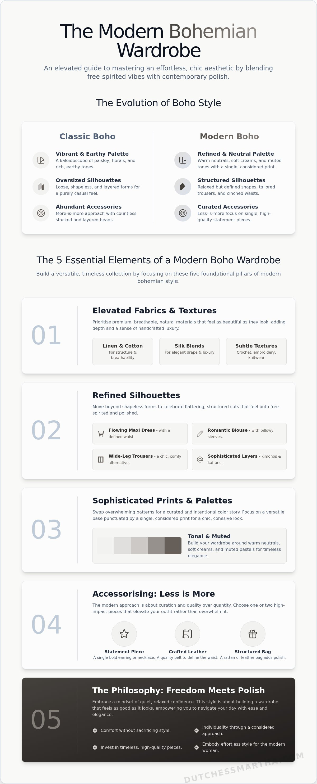 Modern bohemian clothing