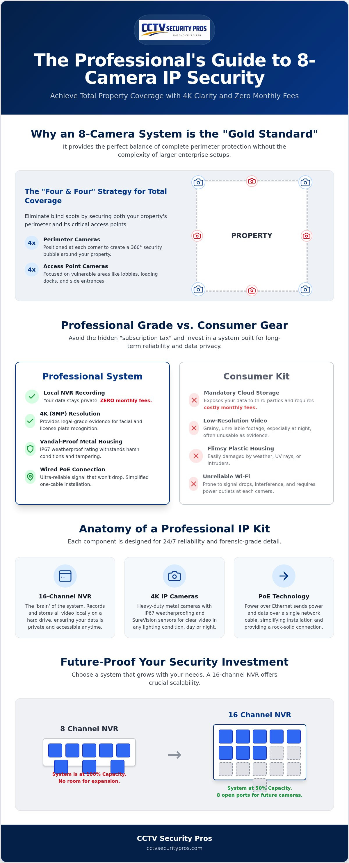 8 Camera IP Systems