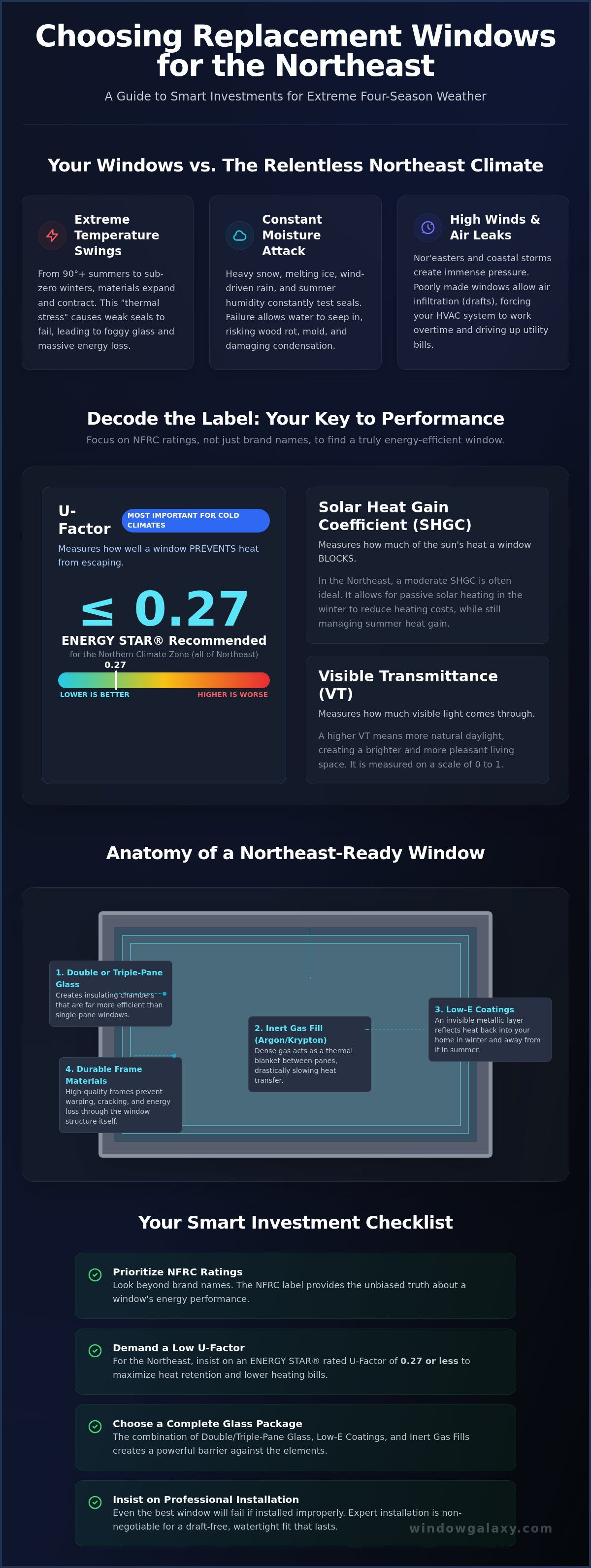 Best replacement windows for northeast climate