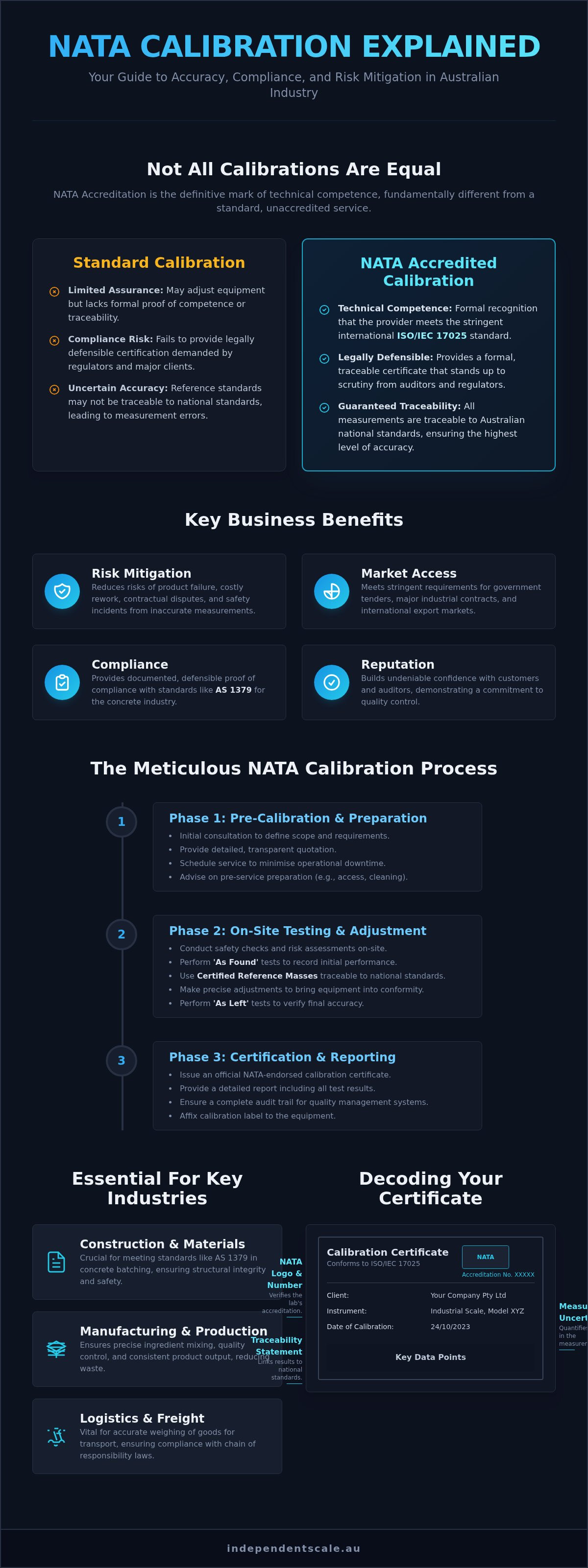 Nata calibration