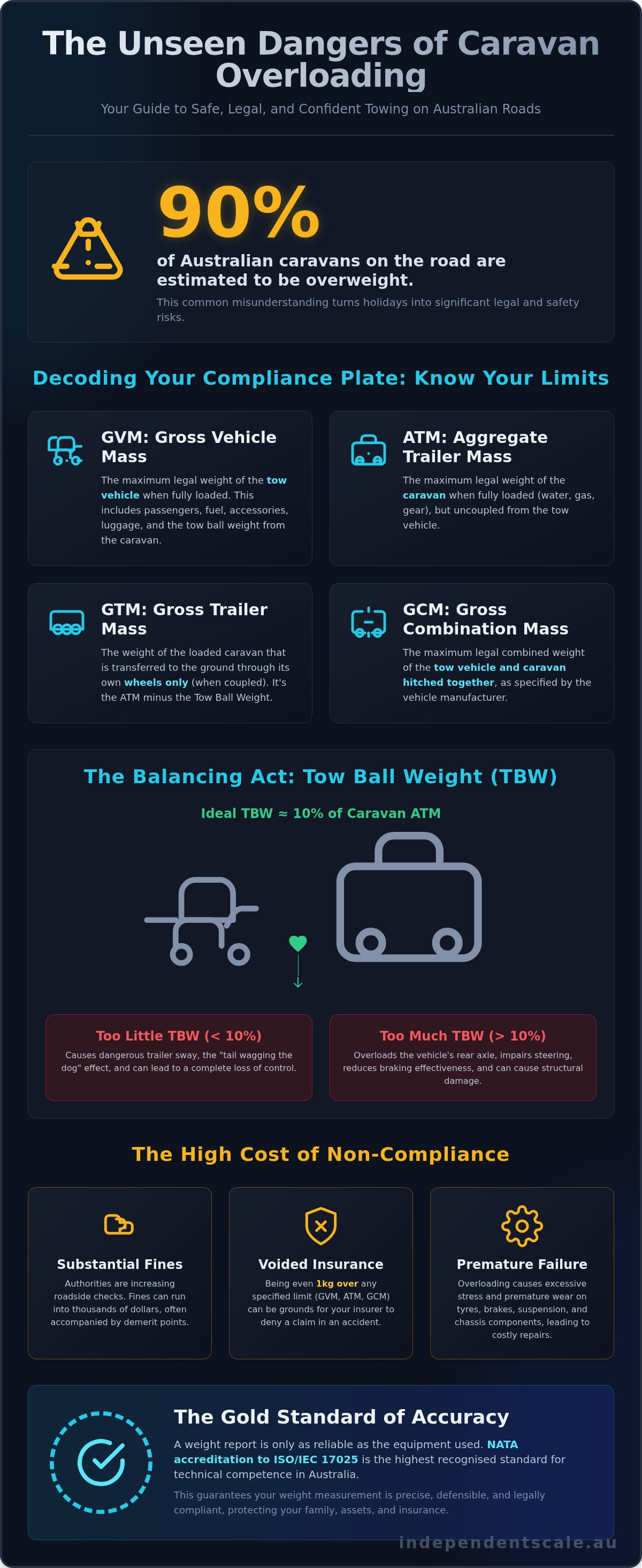 Caravan weighing