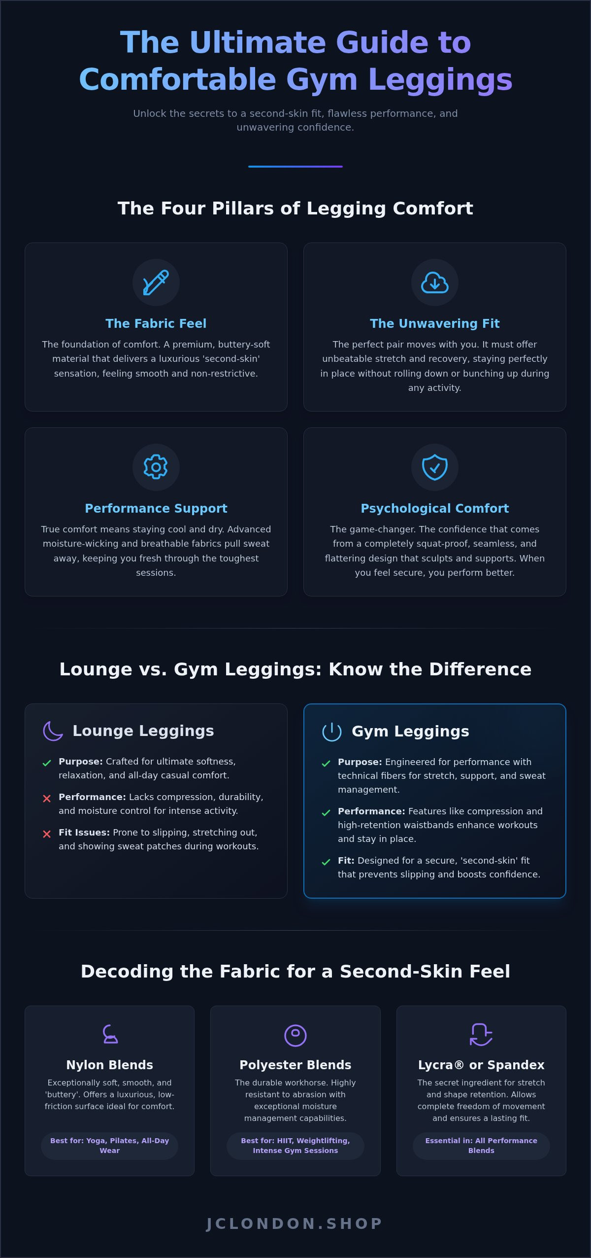 Comfortable gym leggings
