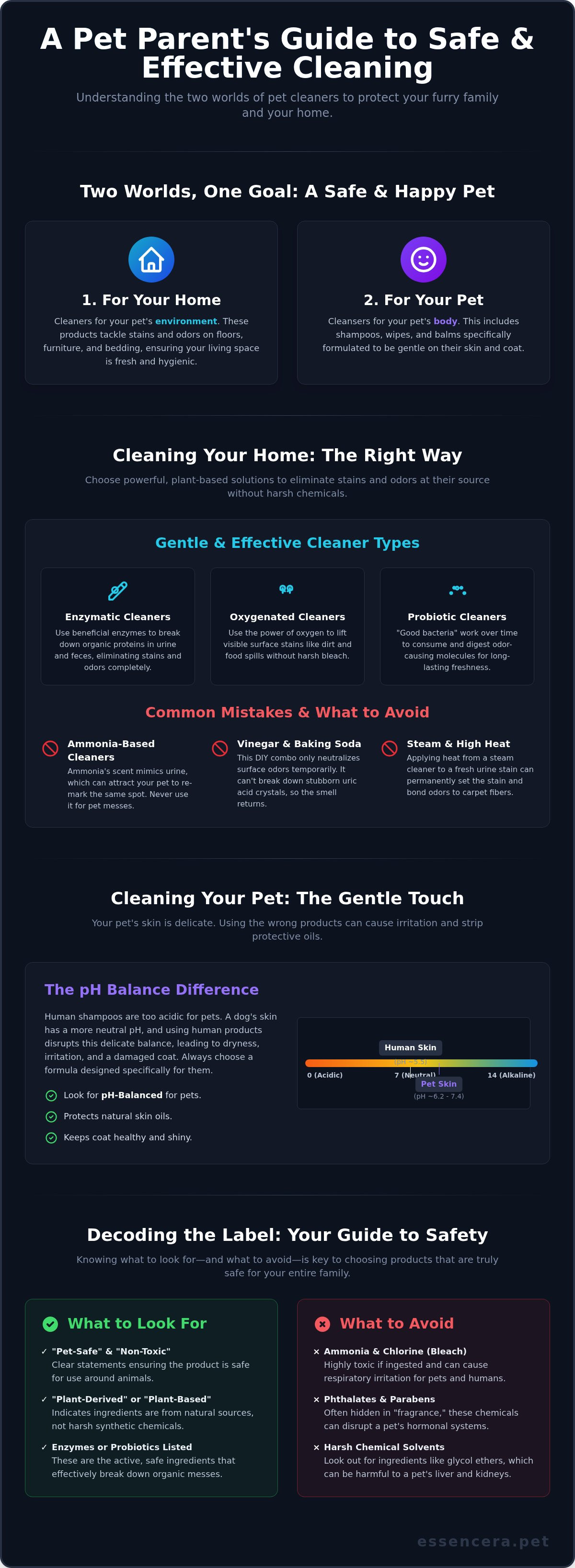 Pet cleaners